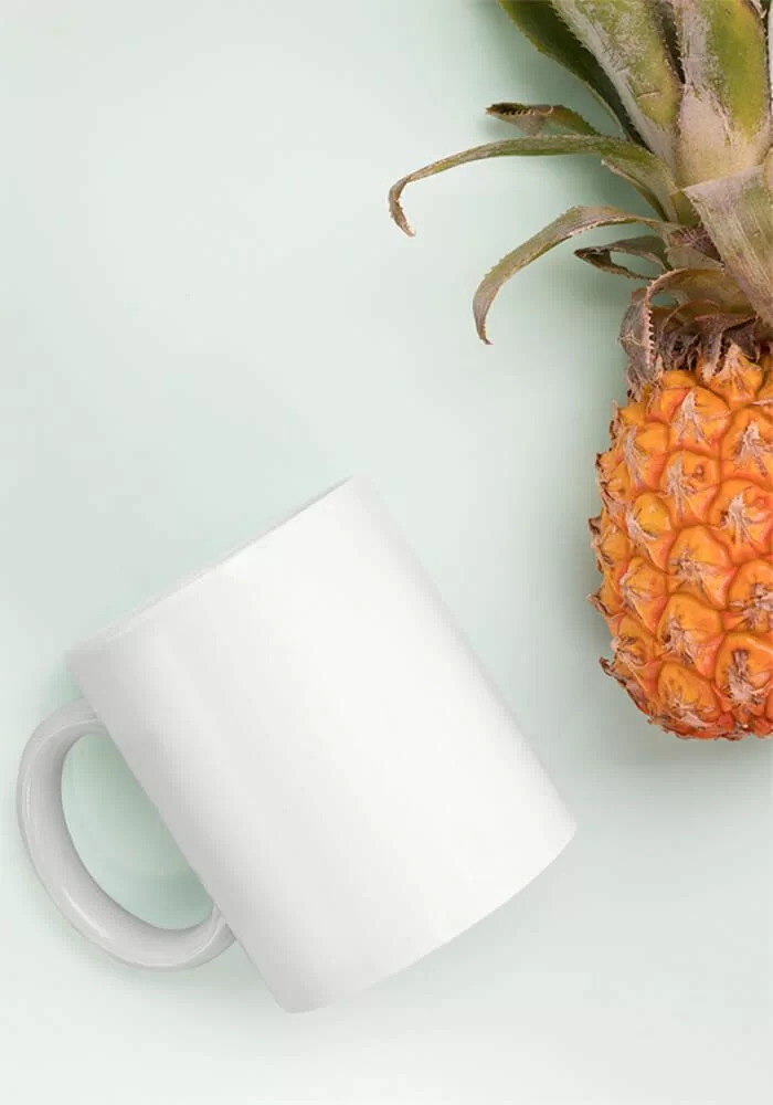 White Glossy Mug